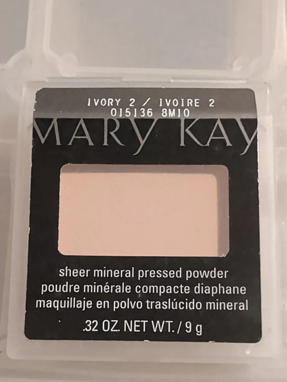 Mary Kay Sheer Mineral Pressed Powder - Light Ivory Pink Tone